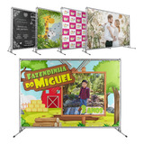 Painel Banner Personalizado Backdrop Chalk 1x1 Mts