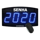 Painel De Senha Sequencial Digital Eletrônica Com Controle