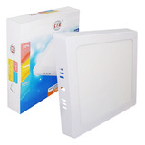 Painel Plafon Led Quadrado Sobrepor 12w Branco Frio 15cm