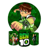 Painel Redondo Trio Cilindros Capas Ben 10 Ominitrix