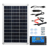 Painel Solar 100w Completo Com Controlador 100a Usb 4 In1