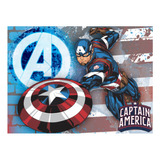 Painel Tnt Vingadores Capitão América -1,40x1,03cm - 01 Uni