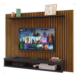 Painel Tv Ripado 32 39 40 43 47 48 Polegadas Com Prateleira