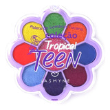 Paleta De Sombras Jasmyne Tropical Teen Tucano C 10g
