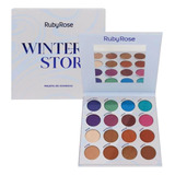 Paleta De Sombras Ruby Rose Winter Storm 3,2g