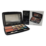 Paleta Maquiagem De 12 Sombra E 2 Blush Miss France - Jd