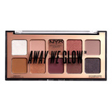 Paleta Sombra Nyx Professional Away We Glow Lovebeam 10 Core