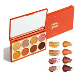 Palette De Sombras Niina Secrets Orange Sunset Eudora Cor Orange / Laranja / Sunset