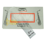 Palheta Acrílica Nº2.5 Transparente Sax Alto Freesax (un)