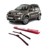 Palheta Silicone Flexível Parabrisa Fiat Uno 2015 Até 2019
