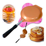 Pancake Maker Panela Panqueca Antiaderente Manual Não Gruda