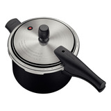 Panela De Pressão 4,5 L Vancouver Effect Preto Tramontina