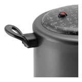 Panela De Pressão Antiaderente 4,5 Litros Panelux Magnific Cinza
