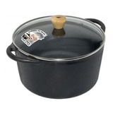 Panela Ferro Nonna(vovó) Tpa Vidro 220x110mm 3,4l Indução 