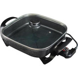 Panela Multifuncional Elétrica Quadrada 30cm Grill 110v Antiaderente Portátil Mangiare 1500w Agratto