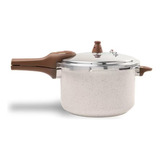 Panela Pressao Brinox 4952/103 Ceramic Pressure Indução 6,8l Vanilla 