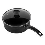 Panela Teflon Avulsa 20cm Com Tampa De Vidro