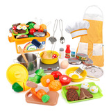 Panelas De Cozinha Com Brinquedos Antigos De Armazenamento.