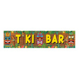 Pano De Fundo De Festa Havaiana Tiki Bar Banner Fornecimento