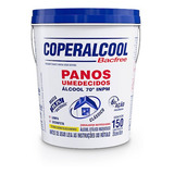 Pano Umedecido Álcool 70 Coperalcool Bacfree Balde C/ 150 Un