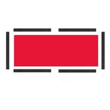 Pano Vermelho C/ Tabelas Pretas P Sinuca Até 2,30x1,30
