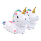 Pantufa Unicórnio Ricsen Meninas Branco Tamanho 30.