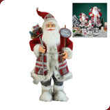 Papai Noel Boneco Decoração Natalina Enfeite De Natal 60cm