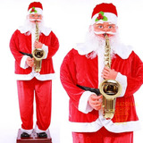Papai Noel Dança Toca Saxofone Sensor Proximidade 1.80 Mts