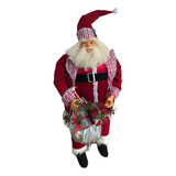 Papai Noel Grande 106cm Decoração Natalina Luxo Super Saldão