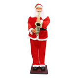Papai Noel Musical Que Toca Saxofone E Dança 1,80m Bivolt G