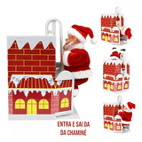 Papai Noel Subindo Cordinha Musical Sobe E Desce Musical Luz