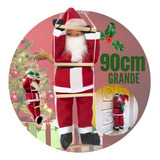 Papai Noel Subindo Escada Grande Barato Envio Mega Rápido