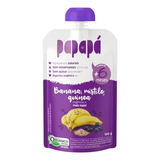 Papapá Papinhas Orgânicas Sabor Banana Mirtilo E Quinoa Squeeze 100g