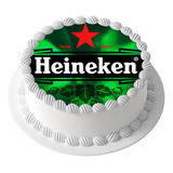 Papel Arroz Personalizado Heineken Tam Max 29x20 Estampas