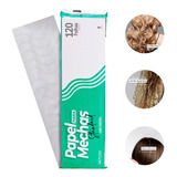 Papel Ecológico Para Mechas 11x47cm - 120 Folhas Reciclável