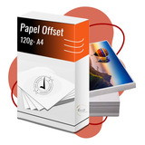 Papel Offset 120g Premium 500 Folhas A4 Branco Sulfite
