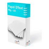 Papel Offset Branco A5 90g Sulfite - 500 Folhas