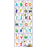 Papel Parede Adesivo Infantil Alfabeto Bichinhos 88cm