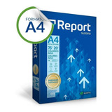 Papel Sulfite A4 75g Premium Resma 500 Folhas Report 20lb Cor Azul