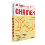 Papel Sulfite A4 Colorido Chamex 75g Amarelo