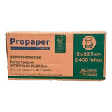 Papel Toalha Interfolha - 2.000 Folhas