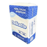 Papel Toalha Interfolha Cozinha 100% Celulose 20x20 -1000fls