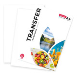 Papel Transfer Laser Rigido 100gr A4 - 100 Fls Cor Branco