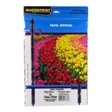 Papel Transfer Tecido Escuro Masterprint A4 235 Gramas Cor Branco 5folhas