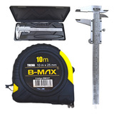 Paquímetro Aço Inox 150mm E Trena Profissional 10m X 25mm