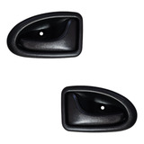 Par 2 Maçaneta Puxador Interno Da Porta Renault Clio Symbol