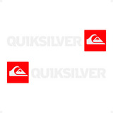 Par Adesivos Quiksilver Peugeot Emblema Branco - Genérico
