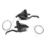 Par Alavanca Câmbio Freio Shimano Ef500 Vbrak Disco 21v 3x7v
