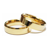 Par Alianças 6mm Casamento Noivado Moedas Antigas Chanfrada