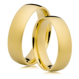 Par Alianças Abaulada 5mm 10g Ouro 18k Anatômica Tradicional